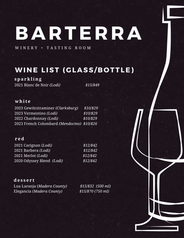 Wine List December 2024