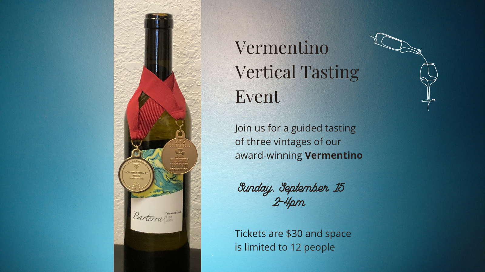 Banner for Vermentino Vertical Tasting